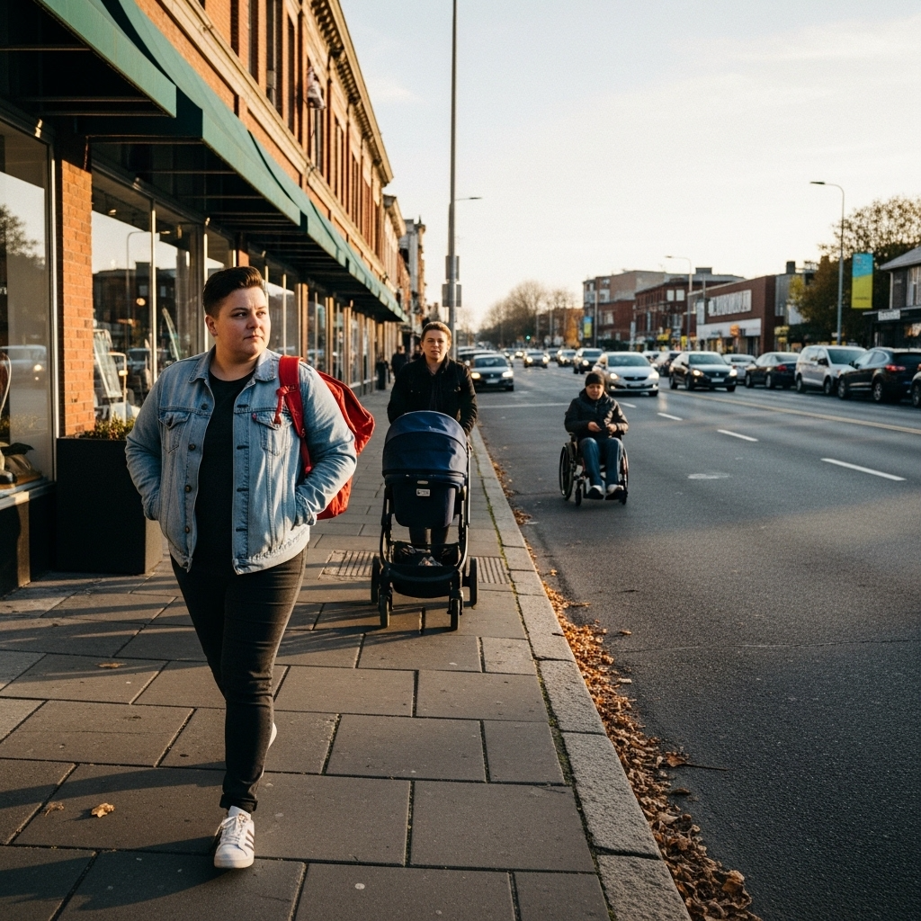Illustration of a pedestrian