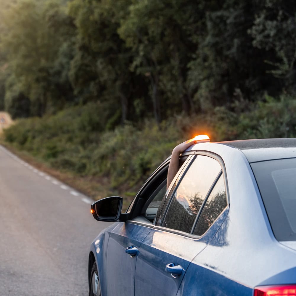 Question image: In which of the following situations is a driver allowed to travel below the min