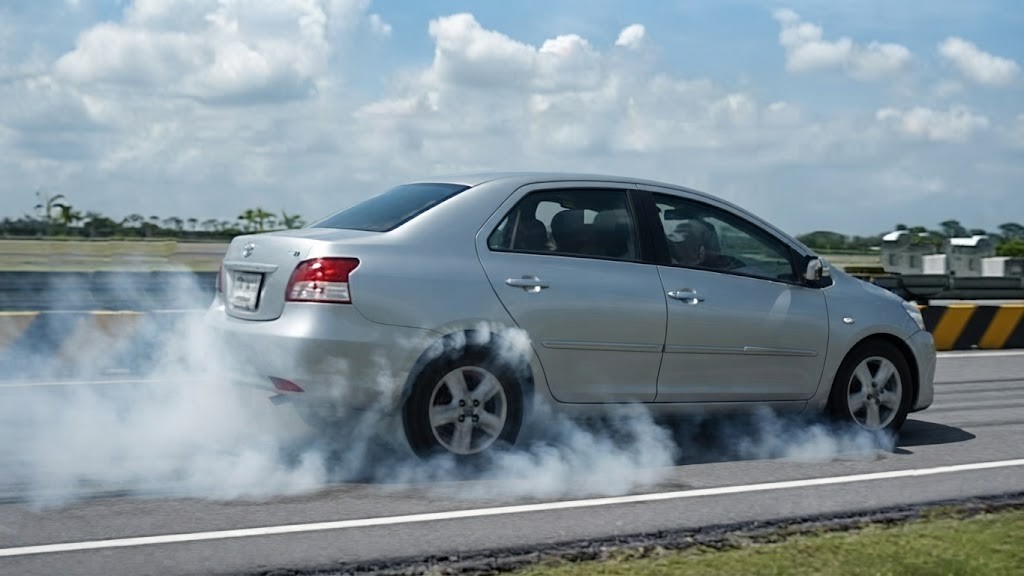 Question image: What happens to braking distance when speed is doubled?