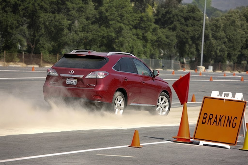 Question image: Which of the following factors does NOT affect braking distance?