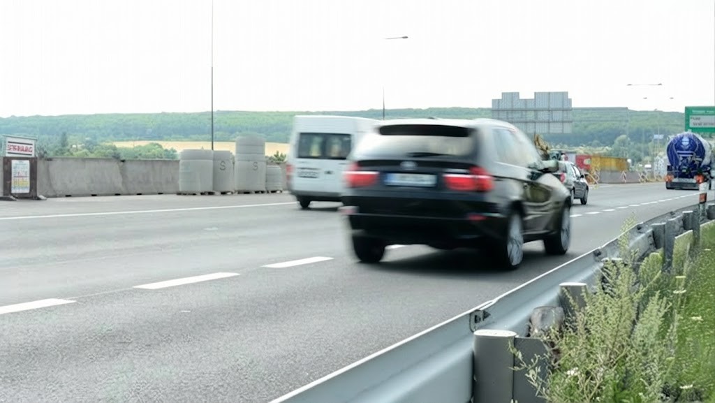 Question image: In which of these cases is overtaking on the right permitted?