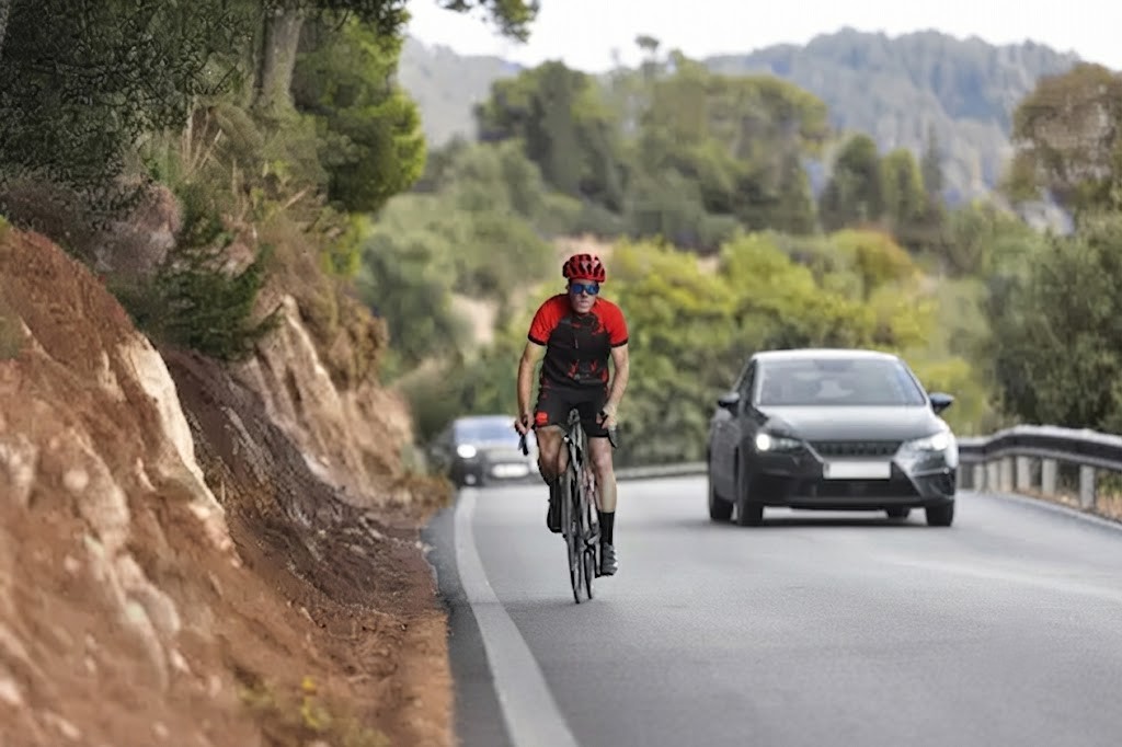 Question image: What is the mandatory minimum lateral distance that must be maintained when over