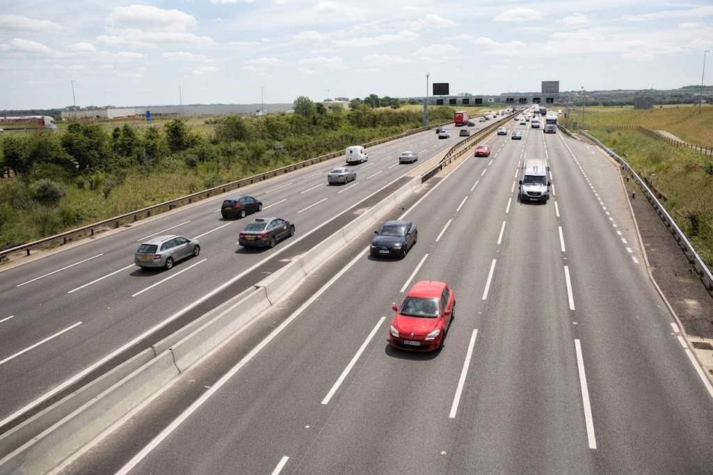Question image: The safe distance to the vehicle ahead must allow you to…