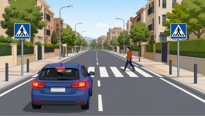 Question image: In which environment is the risk of death greatest when a vehicle hits a pedestr