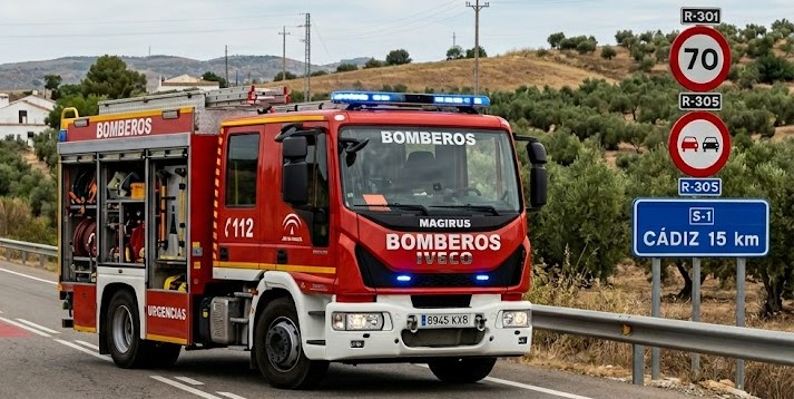 Imagen de la pregunta: ¿Qué deben hacer los demás usuarios de la vía cuando se aproxima un vehículo de