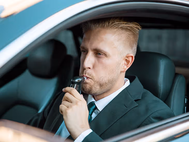 Question image: Driving with a breath alcohol level above 0.50 mg/L results in the loss of: