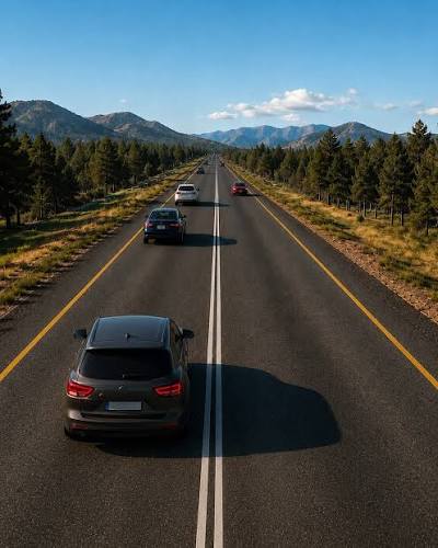 Question image: What consequence does a slower reaction time have on stopping distance?