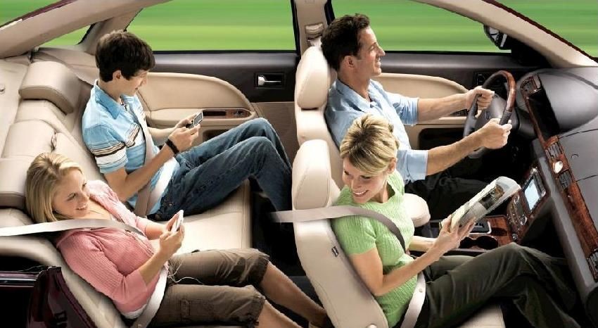 Question image: Who is required to wear the seat belt in a vehicle fitted with one?