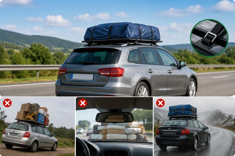 Imagen de la pregunta: ¿Cuál es un requisito esencial al transportar una carga?