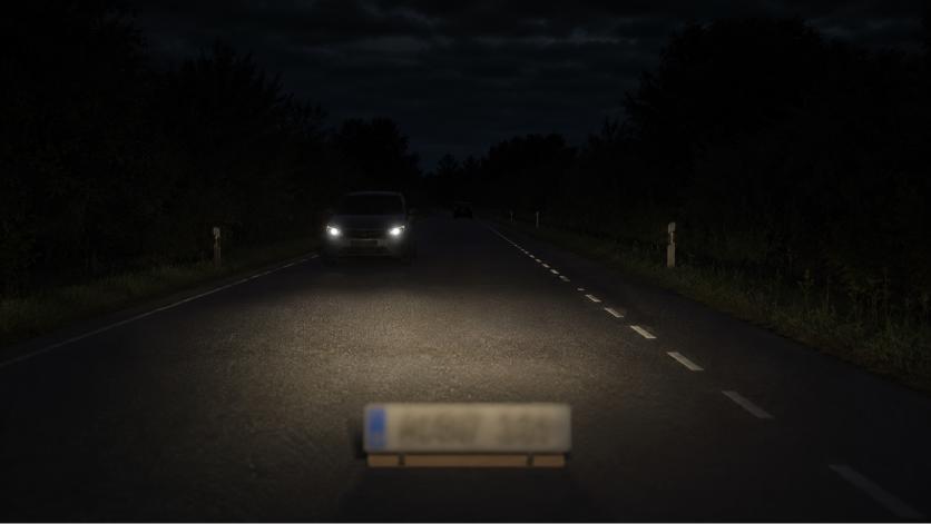 Question image: When is lighting considered insufficient for driving?