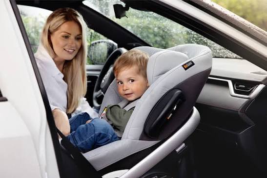 Question image: If a rear-facing child seat is placed in the front passenger seat, what must be