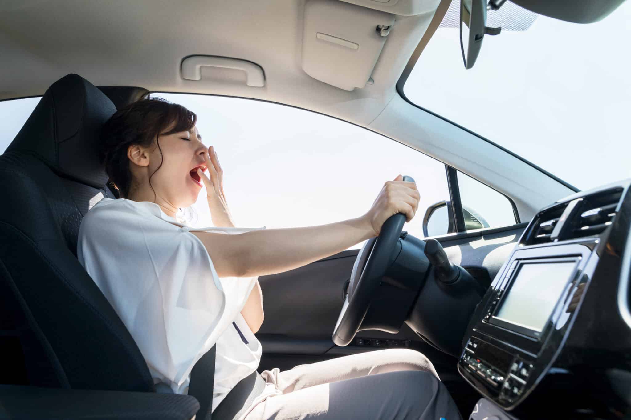 Question image: If the drowsiness detection system triggers an alert during a journey, what is t