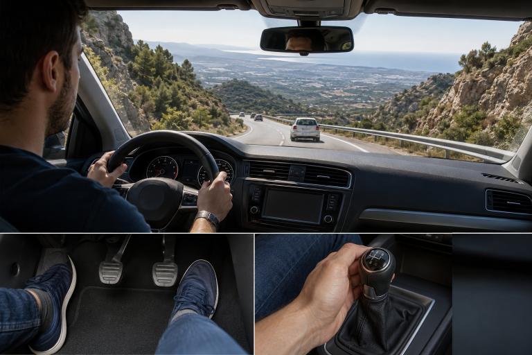 Question image: What is engine braking and when is it recommended?