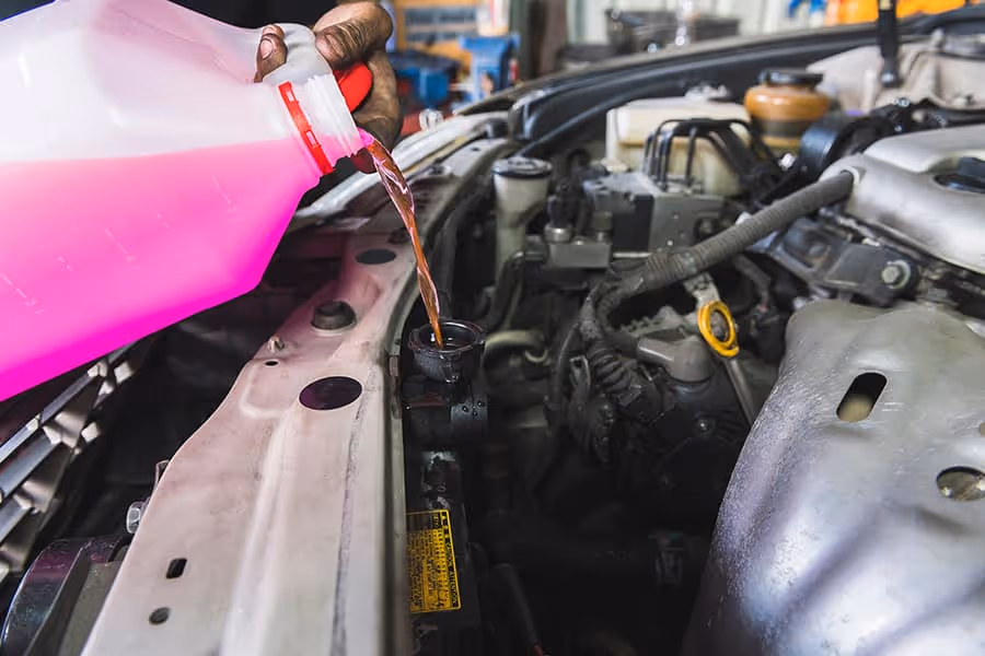 Question image: What is antifreeze used for in the cooling system in winter?