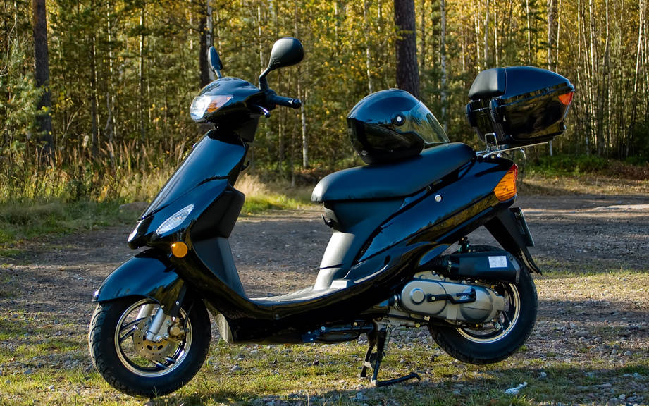 Question image: What is the maximum design speed of a moped?