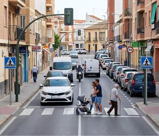 Question image: Which pedestrians are at greatest risk in traffic?