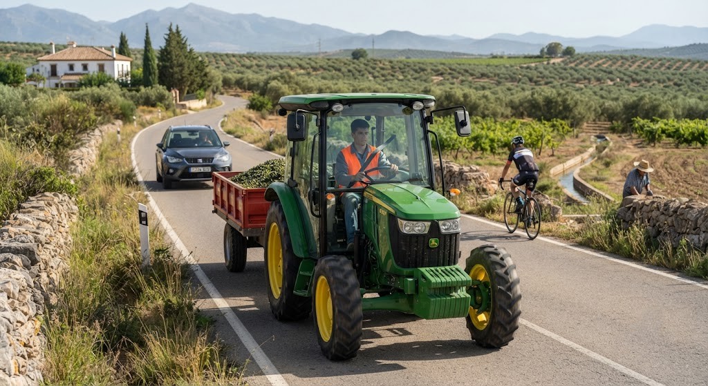 Question image: The LVA licence for special agricultural vehicles does not permit exceeding a sp