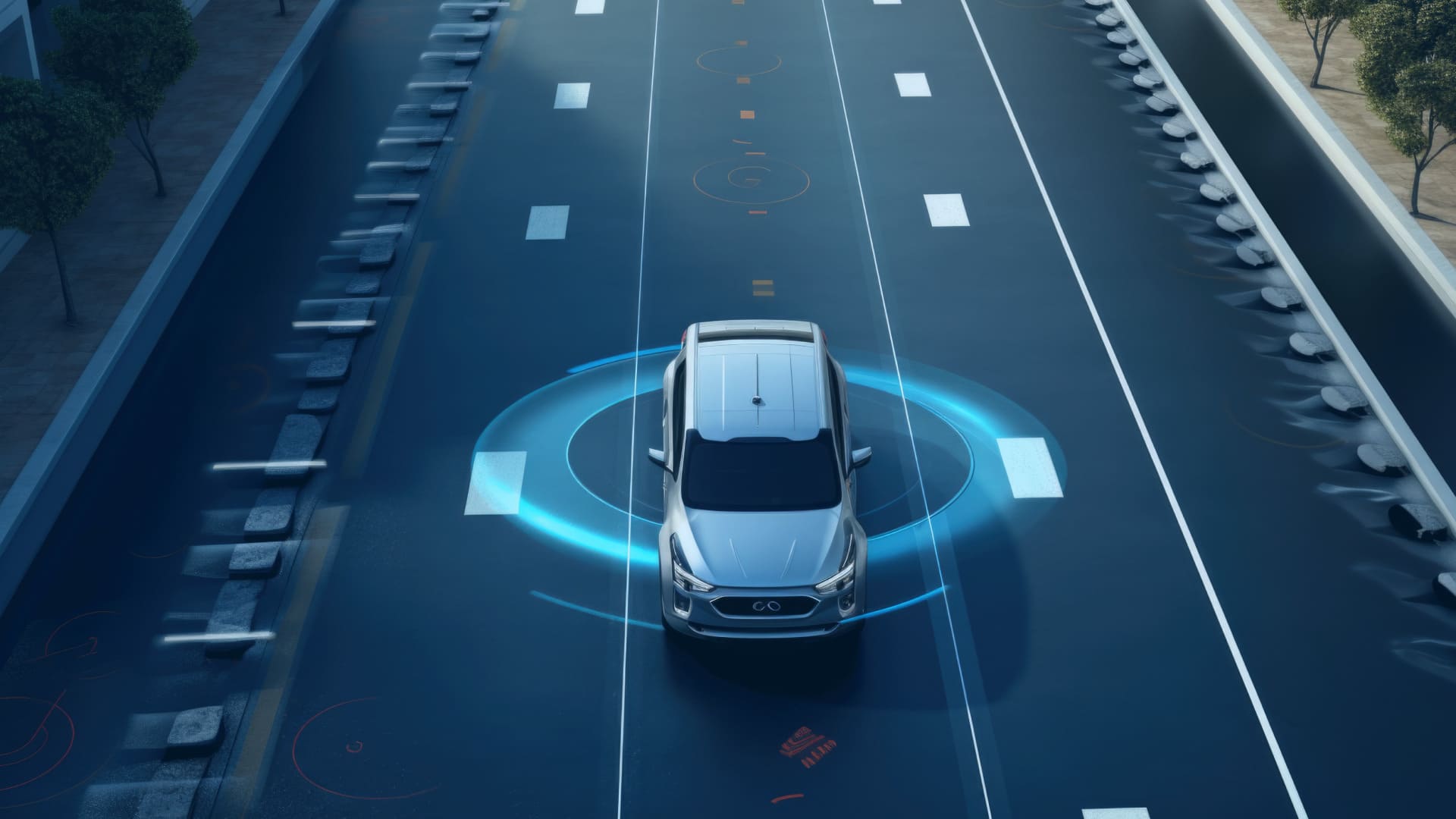 Question image: What does an active ADAS system do, unlike a passive one?